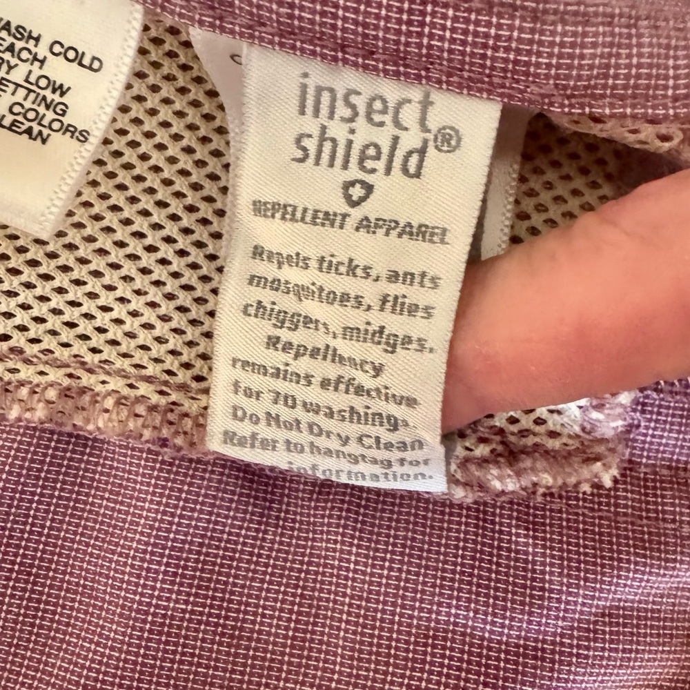 Exofficio Insect Shield Shirt in Purple - Picture 4 of 15